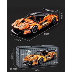 רכב ספורט כתום להרכבה 1:14 - תלת מימד